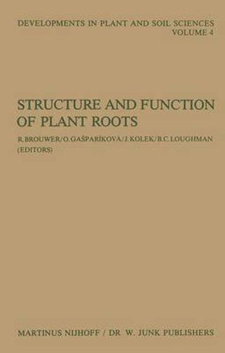 Cover image for Structure and Function of Plant Roots: Proceedings of the 2nd International Symposium, held in Bratislava, Czechoslovakia, September 1-5, 1980