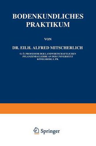 Cover image for Bodenkundliches Praktikum