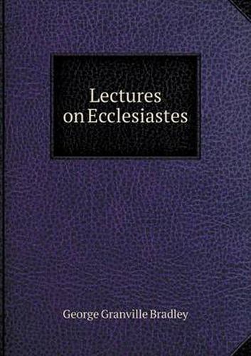 Lectures on Ecclesiastes