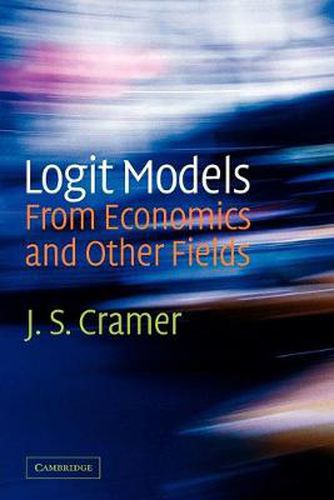 Cover image for Logit Models from Economics and Other Fields