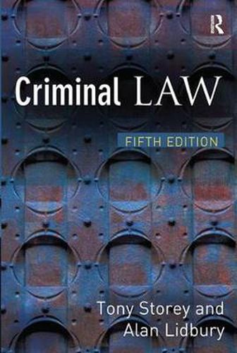 Cover image for Criminal Law