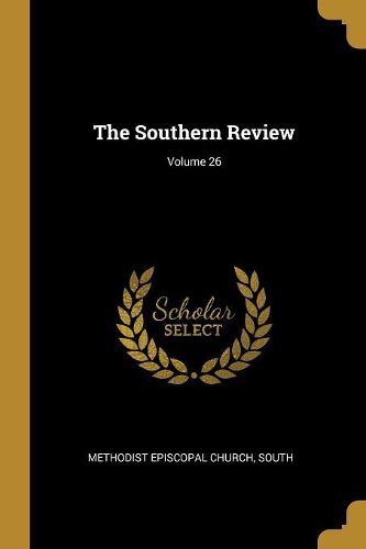 Cover image for The Southern Review; Volume 26