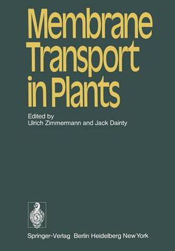 Cover image for Membrane Transport in Plants