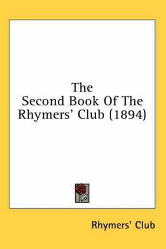 Cover image for The Second Book of the Rhymers' Club (1894)