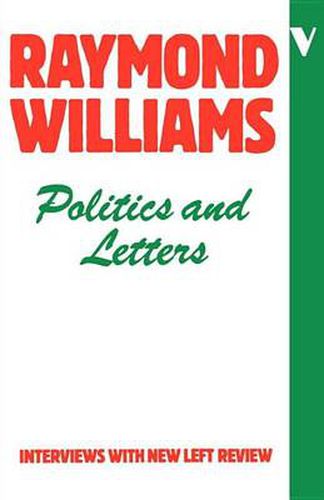 Cover image for Politics and Letters: Interviews with New Left Review