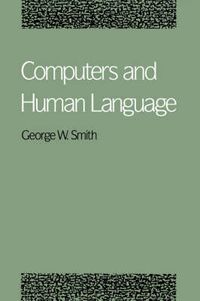 Cover image for Computers and Human Language