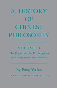 Cover image for A History of Chinese Philosophy