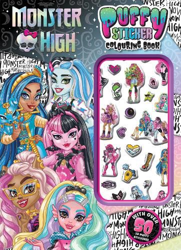 Cover image for Monster High: Puffy Sticker Colouring Book (Mattel)