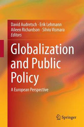 Cover image for Globalization and Public Policy: A European Perspective