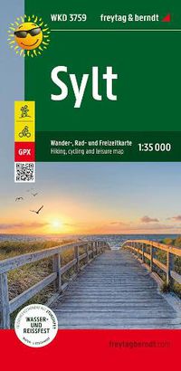 Cover image for Sylt, Walking Cycling & Leisure Map 1:35.000