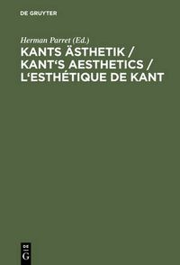 Cover image for Kants AEsthetik / Kant's Aesthetics / L'esthetique de Kant