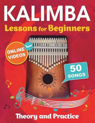 Cover image for Kalimba Lessons for Beginners with 50 Songs