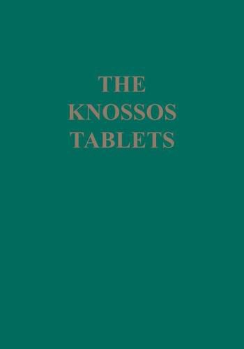 The Knossos Tablets