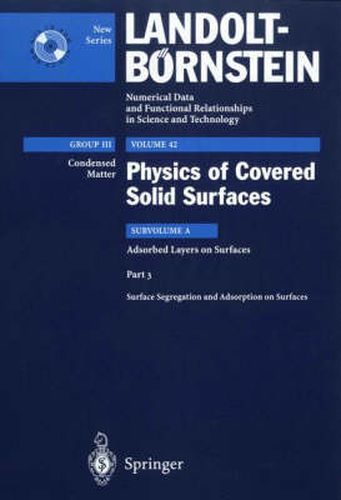 Cover image for Surface Segregation and Adsorption on Surfaces