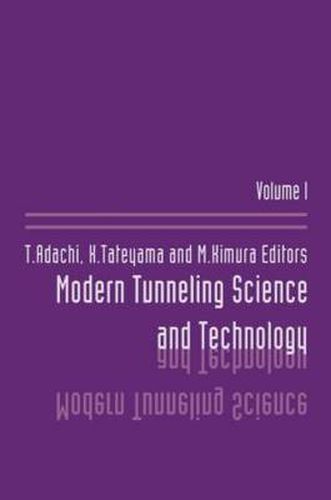 Cover image for Modern Tunneling Science and Technology: Volume 1