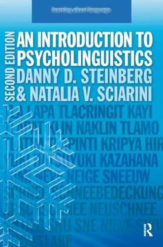 Cover image for An Introduction to Psycholinguistics