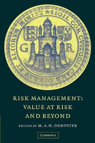 Cover image for Risk Management: Value at Risk and Beyond