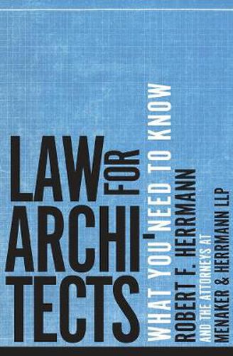 Cover image for Law for Architects: What You Need to Know