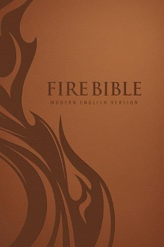 Cover image for Mev Fire Bible: Brown Leather-Like Cover - Modern English Version