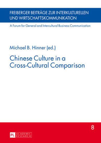 Cover image for Chinese Culture in a Cross-Cultural Comparison