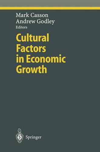 Cover image for Cultural Factors in Economic Growth