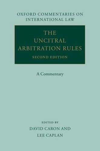 Cover image for The UNCITRAL Arbitration Rules: A Commentary