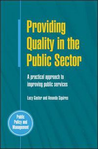 Cover image for Providing Quality in the Public Sector