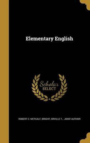 Cover image for Elementary English