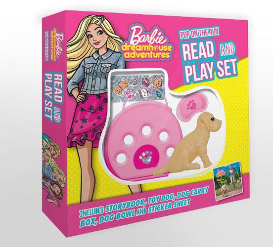 Cover image for Barbie Dreamhouse Adventures: Pup on the Run: Read and Play Set (Mattel)