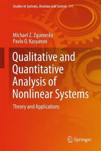 Cover image for Qualitative and Quantitative Analysis of Nonlinear Systems: Theory and Applications