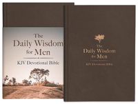 Cover image for The Daily Wisdom for Men KJV Devotional Bible