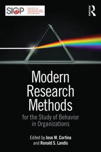 Cover image for Modern Research Methods for the Study of Behavior in Organizations