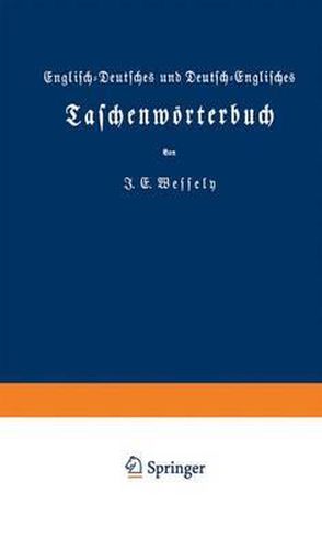 Cover image for Englisch-Deutsches und Deutsch-Englisches Taschenwoerterbuch