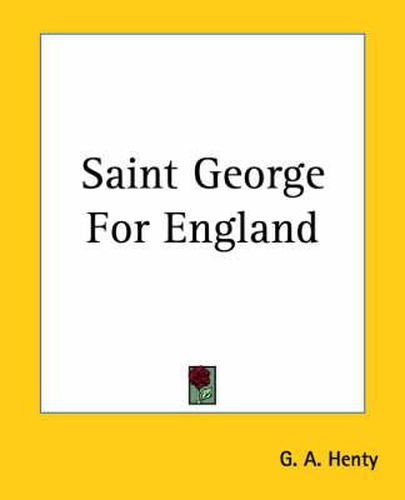 Cover image for Saint George For England