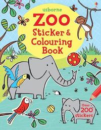 Cover image for Zoo Sticker and Colouring Book