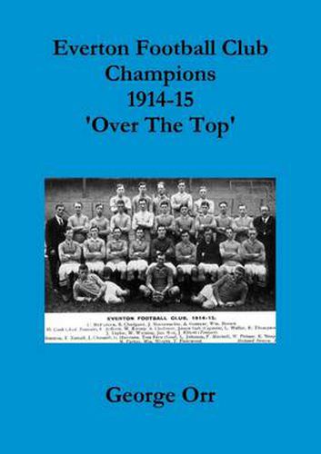 Cover image for My Paperback Everton Champions World War One