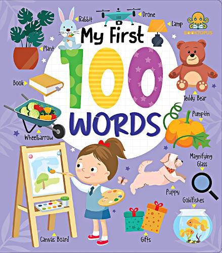 Cover image for My First 100 Words Board Book