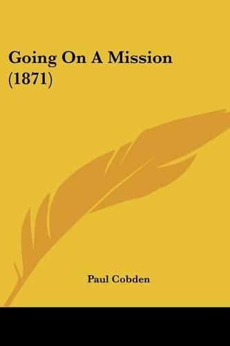 Cover image for Going on a Mission (1871)