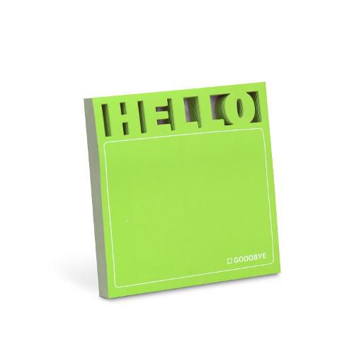 Cover image for Knock Knock Hello Diecut Sticky Note