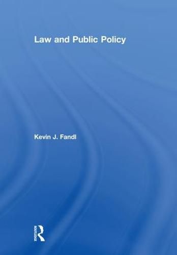 Cover image for Law and Public Policy