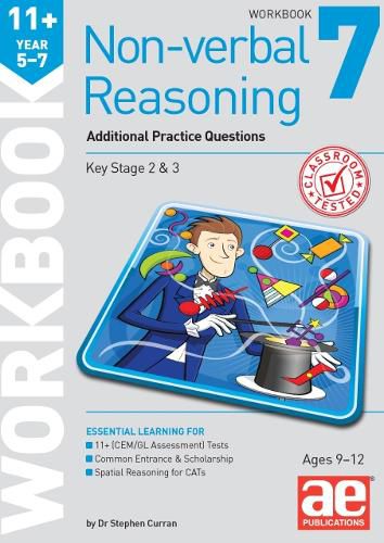 Cover image for 11+ Non-verbal Reasoning Year 5-7 Workbook 7