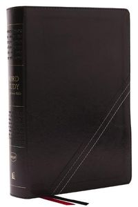 Cover image for NKJV, Word Study Reference Bible, Leathersoft, Black, Red Letter, Comfort Print: 2,000 Keywords that Unlock the Meaning of the Bible