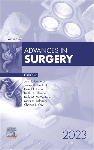 Cover image for Advances in Surgery, 2023: Volume 57-1