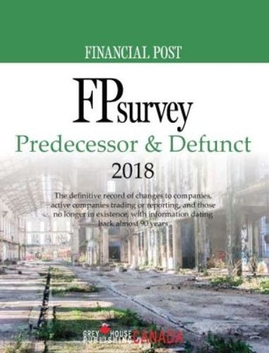 Cover image for FP Survey: Predecessor & Defunct 2018