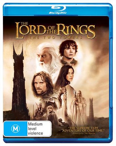 Lord Of The Rings The Two Towers Bluray Dvd