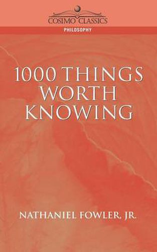 Cover image for 1000 Things Worth Knowing