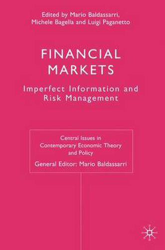 Cover image for Financial Markets: Imperfect Information and Risk Management