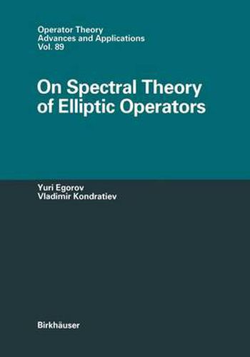 Cover image for On Spectral Theory of Elliptic Operators