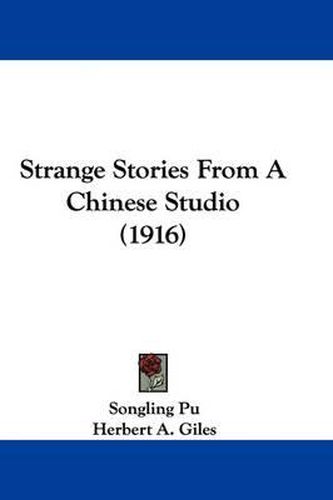 Cover image for Strange Stories from a Chinese Studio (1916)