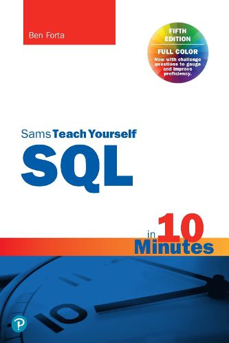 Cover image for SQL in 10 Minutes a Day, Sams Teach Yourself